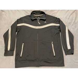 Air Jordan Jumpman Men's Jacket Gray White Size L